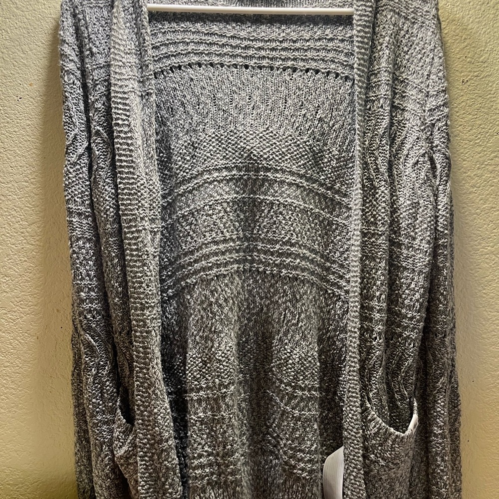 Girls Grey Cardigan